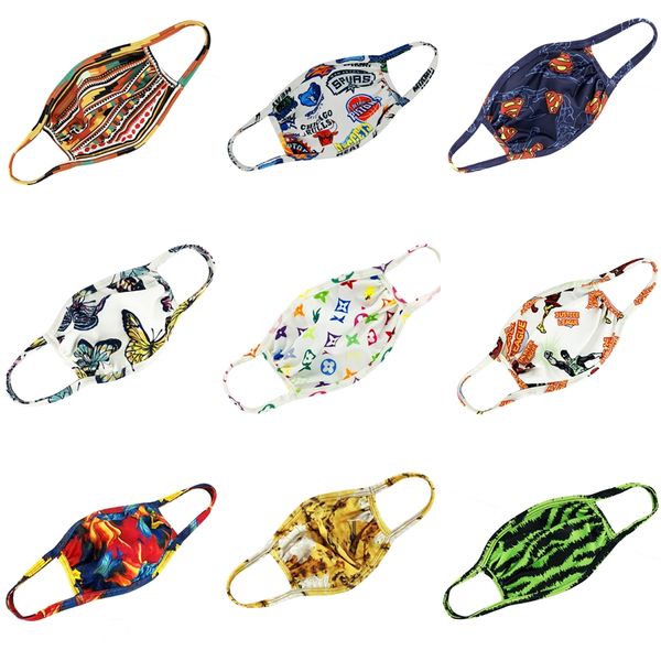

designer printed face masks face masks 3ply anti dust individual face masks masque protection mask fast delivery #350, Black