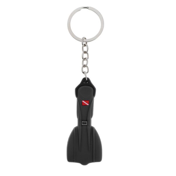 

diving fin key chain diver keyring keys charm dive fans diver bag zipper pendant