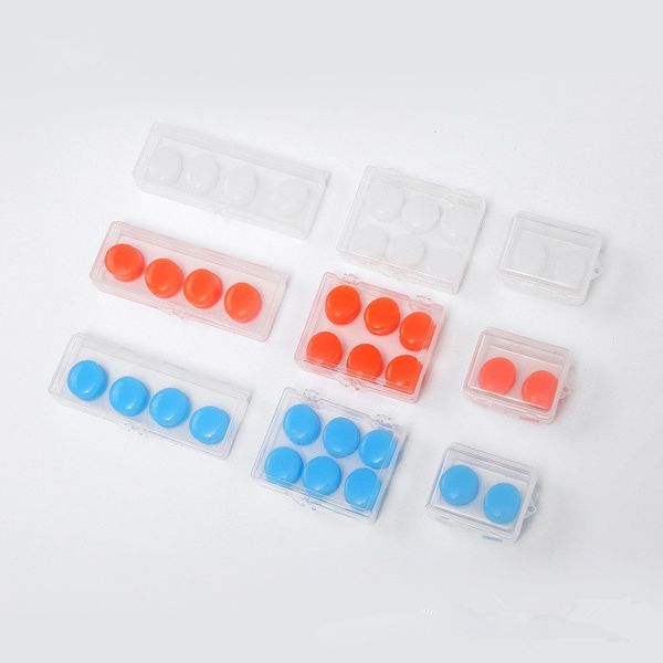 

silicone anti-noise ear plugs for sound insulation ear protection swimming earplugs quiet learn workplace safety earplugs