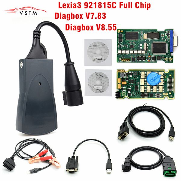 

lexia 3 full chip lexia3 v48 / v25 diagbox v7.83 pp2000 lexia3 firmware 921815c диагностический инструмент