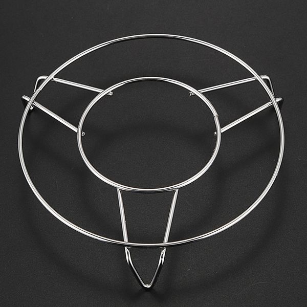 

stainless steel round steamer steam rack kitchen cooking 6 inch dia