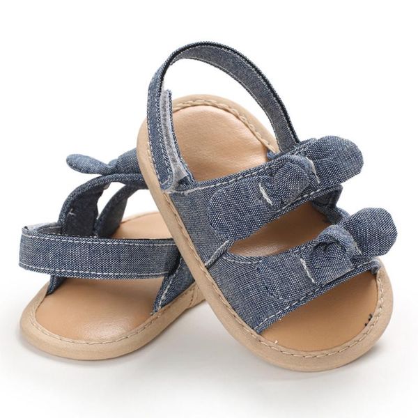 

bow knot sandals for girls soft sole baby shoes girls applique sandals shoes single baby first walker de4, Black;red