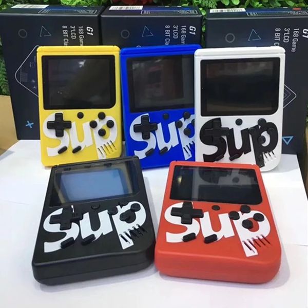 

Mini handheld game box SUP nostalgic game player 400 in 1 3 inch HD color LCD screen 5 colors available DHl Free