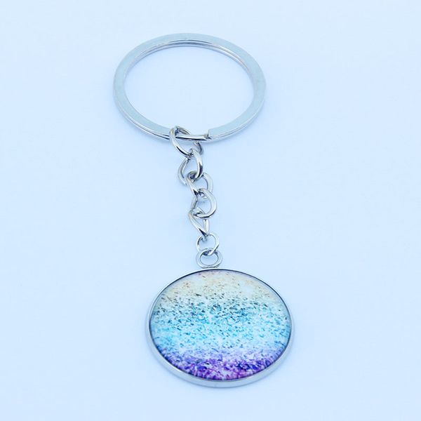 

Galaxy Nebula Key Chains Fashion Keychain Cool Planet Round Pendant Keyring Women Men Friendship Gift Astronomy Gifts
