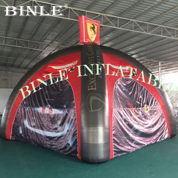 

bespoke 4legs надувной паук палатка с застежкой-молнией двери надувной воздушный купол палатки для рекламной деятельности 8 * 8meters