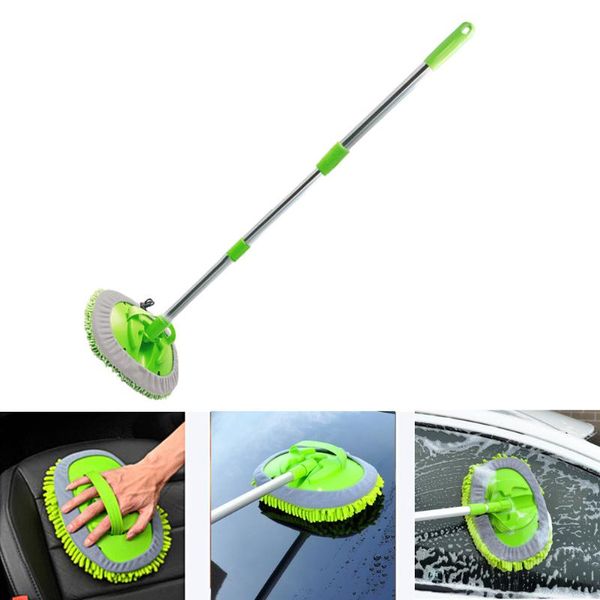 

car wash brush cleaning mop detachable broom adjustable long handle car cleaning tools rotatable brush accessories