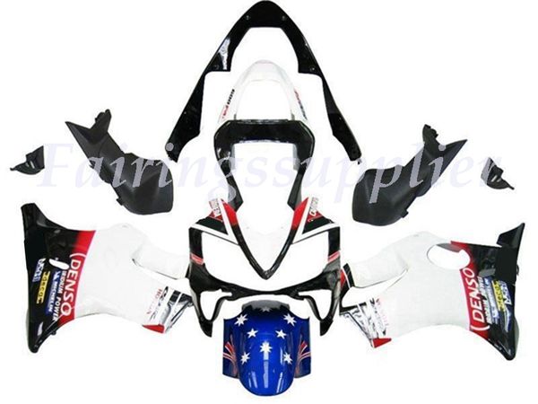 

новый (литье под давлением) abs обтекатель комплекты подходят для honda cbr600 f4i 2001 2002 2003 f4i 01 02 03 обтекатели набор черный синий