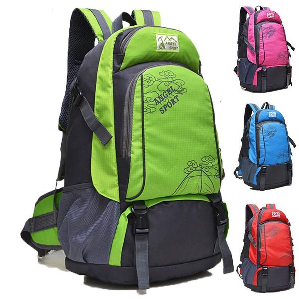 

40l large capacity travel outdoors waterproof hiking backpacks male backpack women men trekking rugtas rucksack bagpack