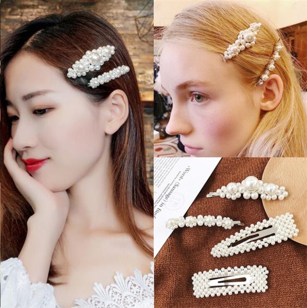 2019 Popular Fashion Pearl Hairgrip Women Girls Hair Clips Bobby