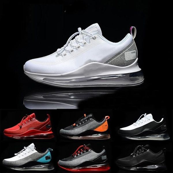 

run utility 72c mens designer running shoes men women casual air 360 reflective trainers black white red grew orange sports sneakers 36-45