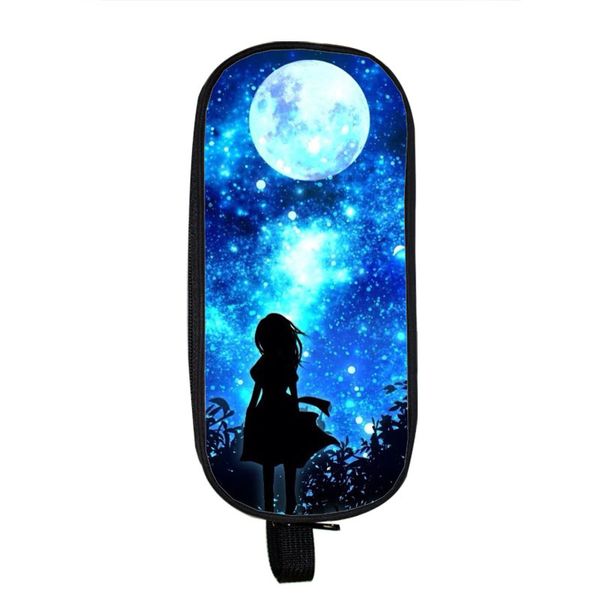 

galaxy universe cosmetic cases children pencil box cartoon pen box boys girls students school case stationery bag