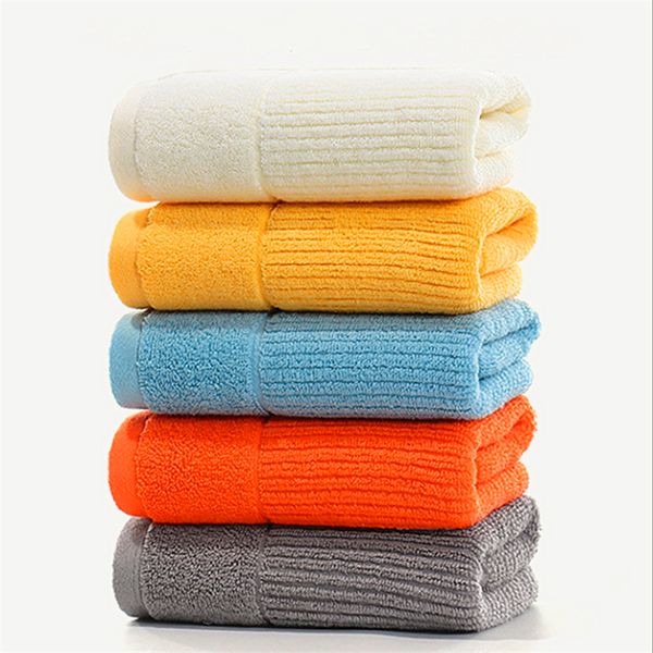 

manufacturers wholesale pure cotton vertical strip towel multi-color thickened soft absorbent dry hair towels