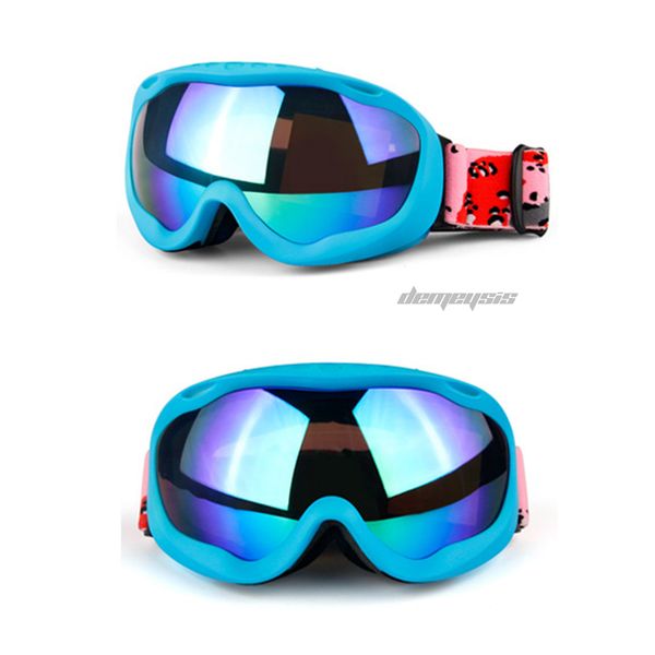 

skiing goggles anti-uv anti-fog protection double layers snowboard ski glasses multiple colors windproof skiing skating glasses