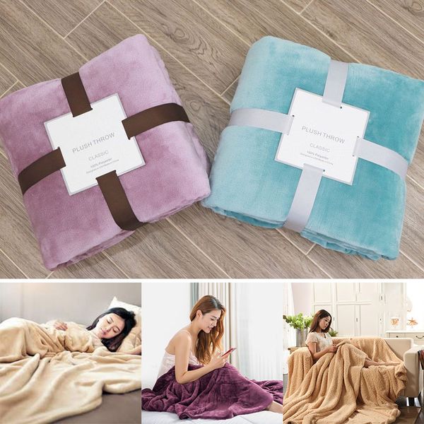 

blanket anti- microbial bed covers sofa throws travel quilt bedspread 100*150cm polyester + flannel body outdoor aid mat