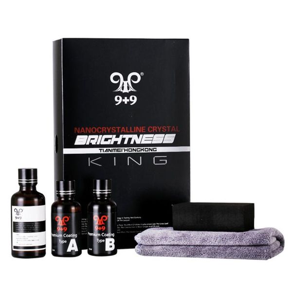 

110ml ceramic cover for car paint care 9h hydrophobic glass cover +special degreasing agent +maintenance agent+crystal towel