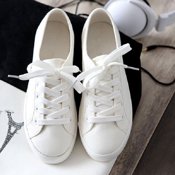

fashion women canvas shoes breathable walking sport shoes ladies spring autumn white leisure cloth casual sneakers, Black