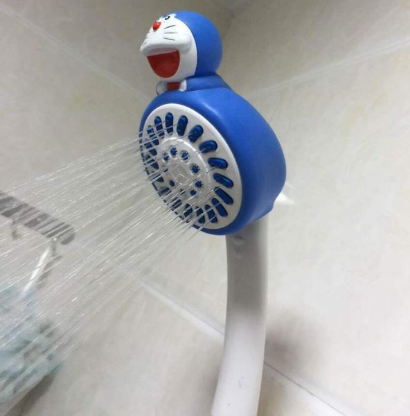 Soffione doccia per bagno in plastica ABS Design classico Doraemon cartoon baby shower G1 / 2 soffione a pioggia regalo per bambino