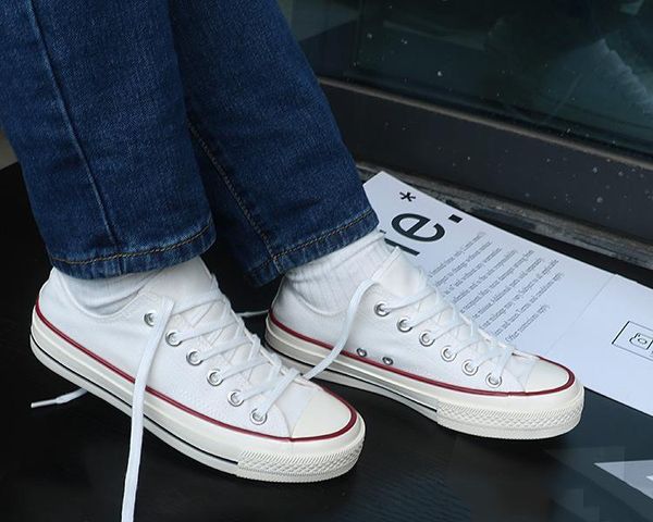 

converse падение доставка цветов все высокие верхние спортивные звезды низкий топ классический холст обуви hococal кроссовки мужчины женщины, Black