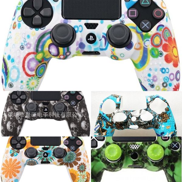 

rxp0f zomtop силиконовый камуфляж защитная кожа тонкий для sony dualshock 4 ps4 ds4 pro джойстик контроллер большой палец ручки крышки корпу