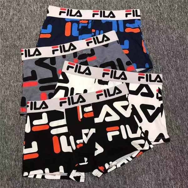 

Print logo underwear for teenager tide brand boxer brief for m 2xl in tyle men cotton underpant