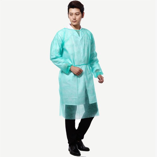 

защитный костюм одноразовый pp нетканый шнуровка бытовая пылезащитная одежда лабораторный визит противообрастающая изоляция одежда для женщи