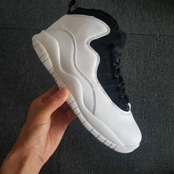 

x 10 i m back white black dark shadow men basketball shoes 10s summit white black sports shoes sneaker size 40-47