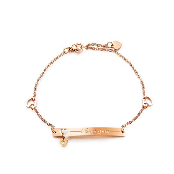 

fashion women bracelet 18k gold charm heart bracelets for girls hands rhinestone jewelry gift trendy style chain bracelet bangle, Black