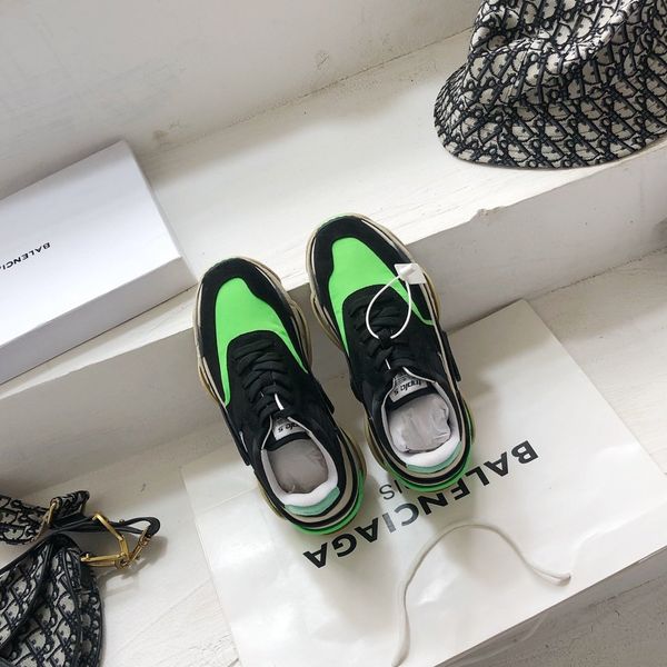 

2020 new au couple high-quality thick bottom sports casual couple air cushion casual sports shoes