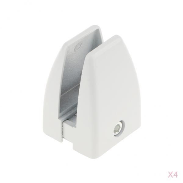 

4 pieces aluminum alloy office deskprivacy screen partition clamp clip