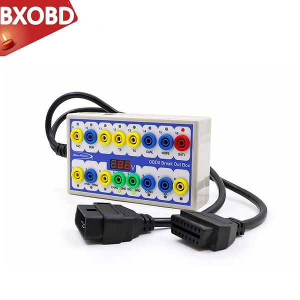 

obd2 breakout box car obd 2 break out box car protocol detector auto can test automotive connector car-detector obd2 scanner