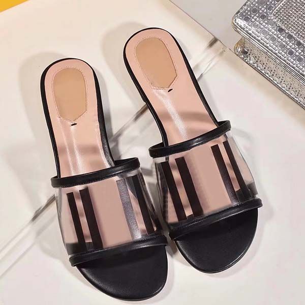 

luxury paris designer sandals laser colorful fashion ladies summer sandals flat slipper outdoor beach woman flip flops letters slippers, Black