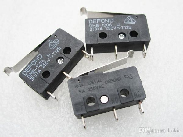 

taiwan defond micro limit switch 3feet curved handle 5a250vac rice cooker switch