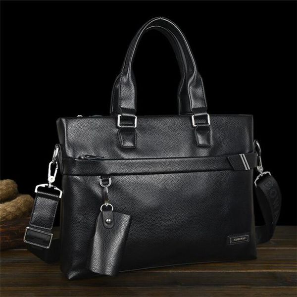 

factory wholesale men bag soft and comfortable leatheres business briefcase large capacity leather lapbags fashion leathers shoulder handbag