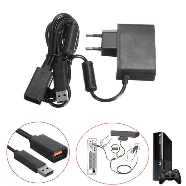 

AC 100V-240V Kinect питания EU US UK AU Plug адаптер USB зарядное зарядное устройство для Microsoft для