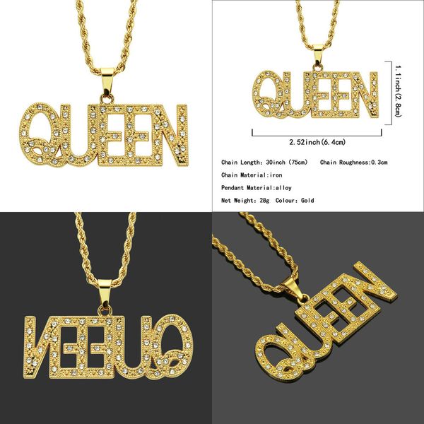 

gold necklace golden hip hop diamond pendeloque cut trendsetter necklace gold sets body chain jewelry, Silver