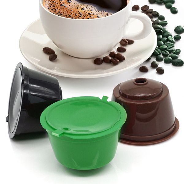 

3шт / уп многоразового кофе капсула многоразовой капсула для nescafe dolce gusto, пригодные для nescafe кофе-машина кофе фильтры