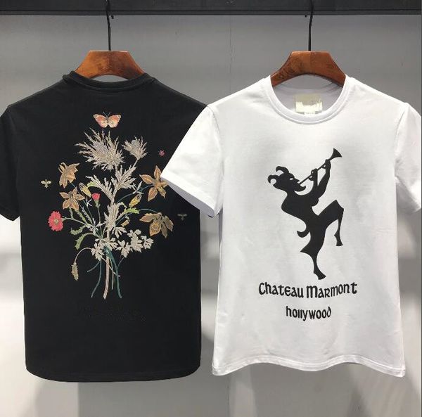 

2019 new chateau marmont hollywood o neck hort leeve men 039 t hirt men fa hion t hirt ca ual for male t hirt top black white