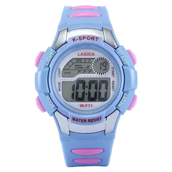 

waterproof children boys girls digital led quartz alarm date sports wrist watch reloj kids kids new arrival sreloj infantil xc, Blue