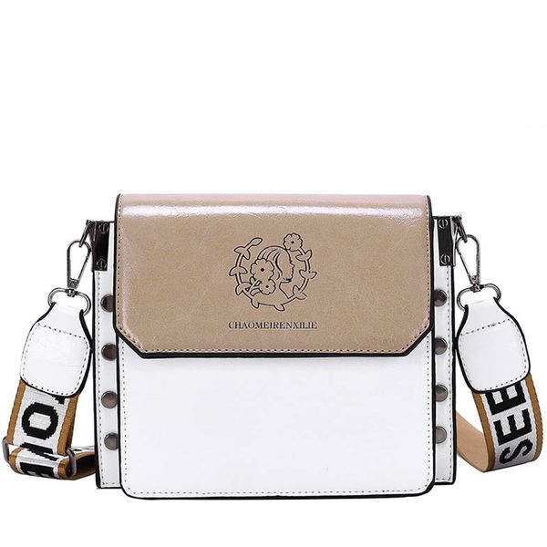 

new summer small bag female 2019 new fashion small square bag wideband messenger wild ins shoulder