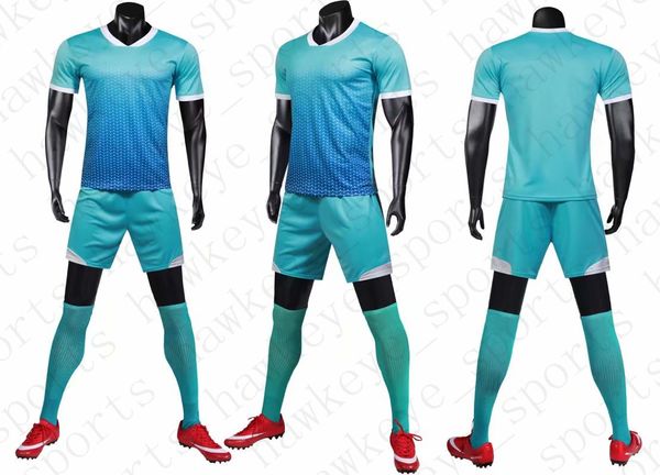 

new men's sports football uniform selling customized putuan training suit breathable 2019 short shirt 24561547, Black;yellow