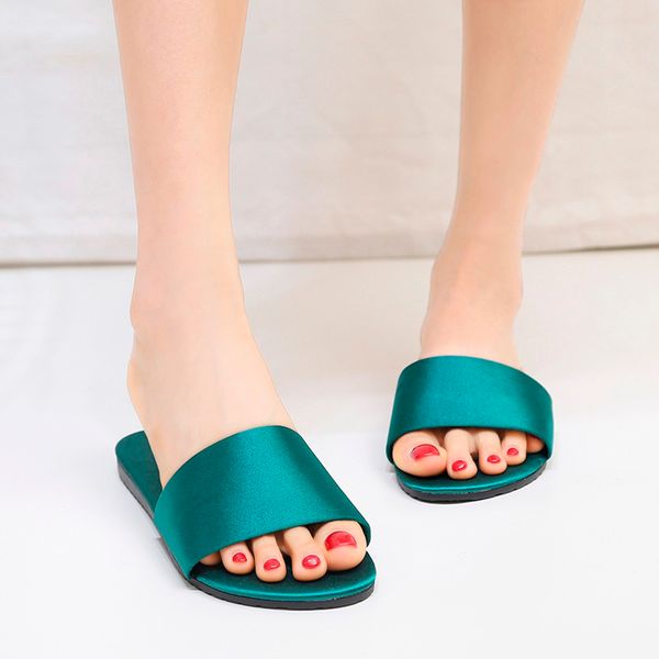 

summer women slippers flat sandals soft sole bathroom home shoes for women girls flip flops beach shoes female slippers, Black