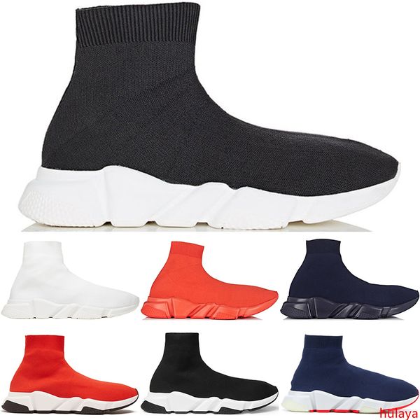 

2019 скорость тренер мужчины женщины модельер роскошные носки обувь черный белый синий блеск плоские мужские кроссовки бегун кроссовки разме