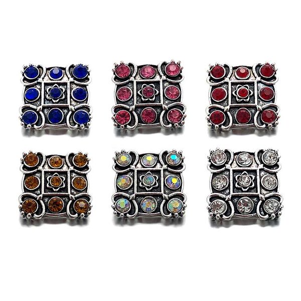 

wholesale w404 flower 3d 18mm 25mm 30mm metal snap button for bracelet necklace interchangeable jewelry women accessorie findings