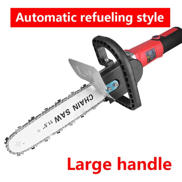 

upgrade electric saw parts 11.5 inch m10/m14/m16 chainsaw bracket changed 100 125 150 angle grinder into chain saw