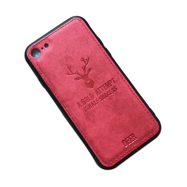 

Олень гибридный ТПУ + искусственная кожа мягкий чехол для Iphone XR X XS Макс 8 7 6 6 S Plus мультфильм животных крышка мобильного телефона