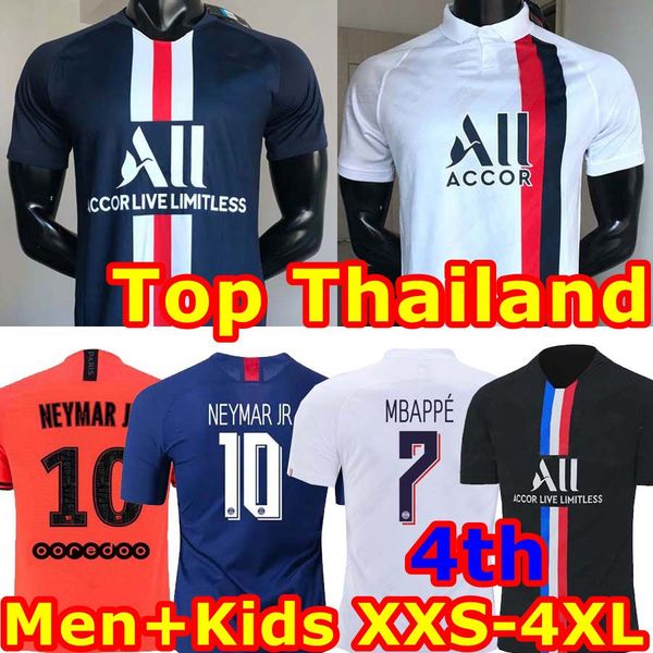 

maillots de football kit 19 20 psg soccer jerseys 4th palace 2019 2020 mbappe icardi marquinhos men kids sets maillot de foot cavani, Black;yellow
