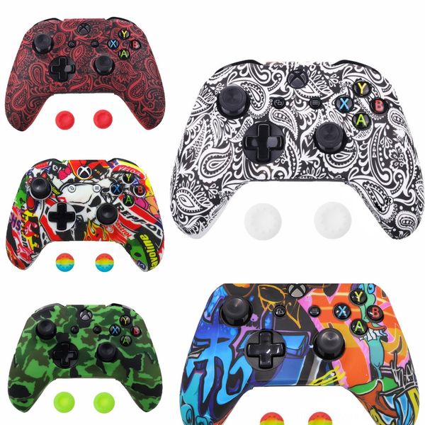 

elwor xbox touch faceplate cover front housing shell case repair part for xbox one s soft one x game controller (model 1708