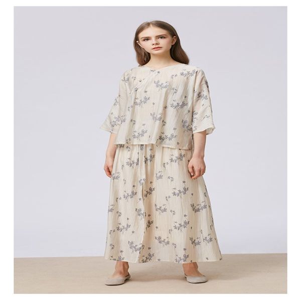 

women's blouses & shirts 2021 spring and summer style shein female vintage blusas women verano mujor print blouse, White