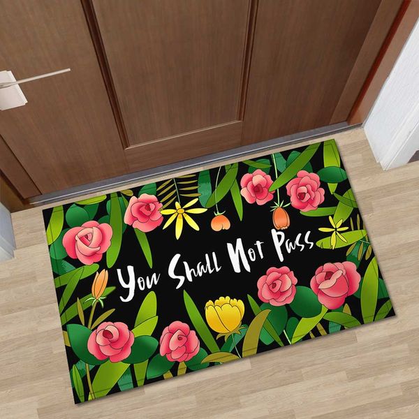 

3d floral printed home decor mat door rug indoor doormat welcome carpet outdoor microfiber bathroom carpet new home door mats