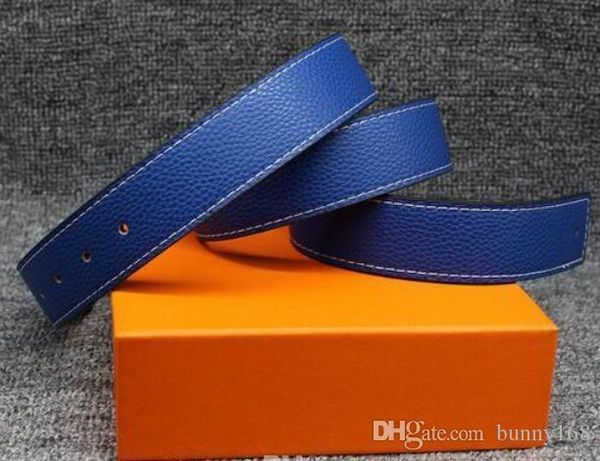 

sell luxury hip buckle designer belts for men women litchi leather gold silver cinto belt men's waistband, Black;brown